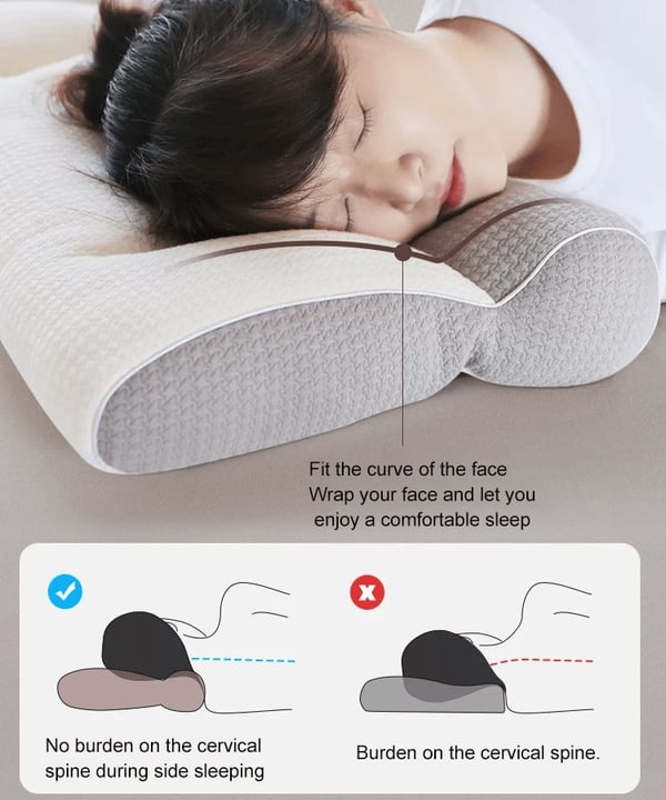 AlignEase — Nackenstützkissen mit ergonomischer Form