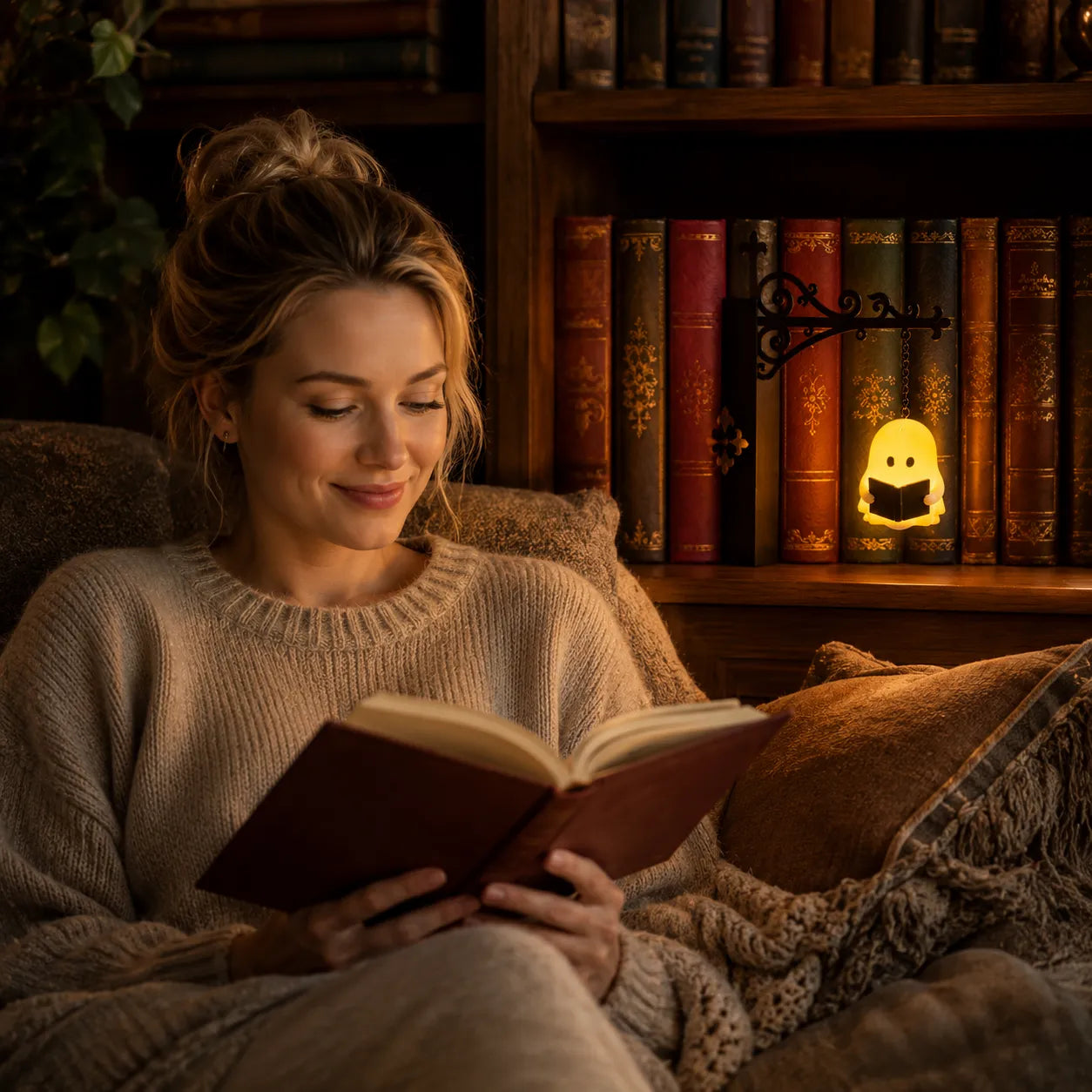 LumaGlow – Sofortiges warmes Leuchten zur Verwandlung Ihres Bücherregals