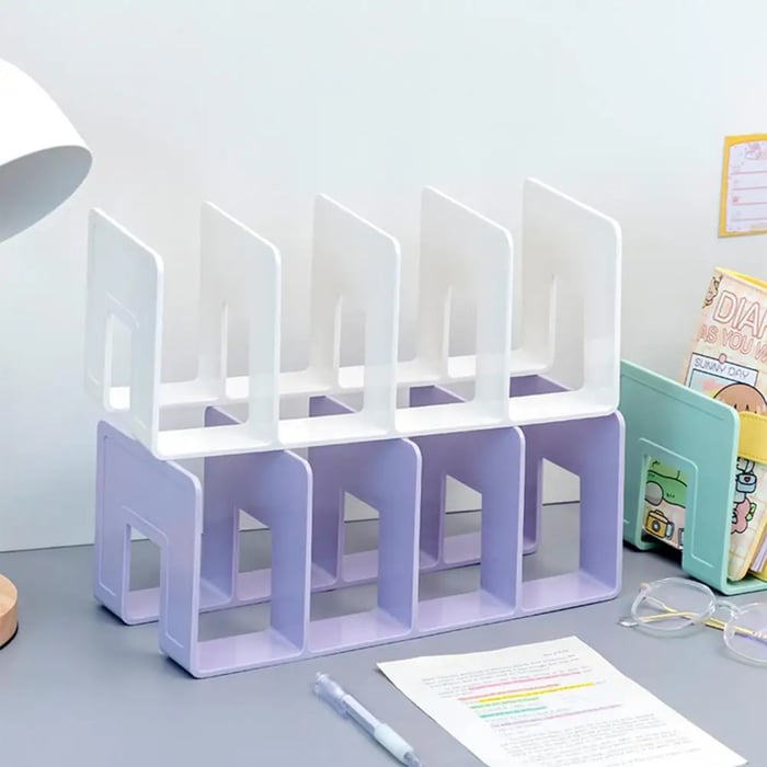 StackStorm — Verstellbarer Schreibtisch-Buchorganizer für Bücher und Dokumente
