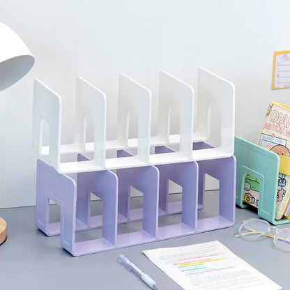 StackStorm — Verstellbarer Schreibtisch-Buchorganizer für Bücher und Dokumente