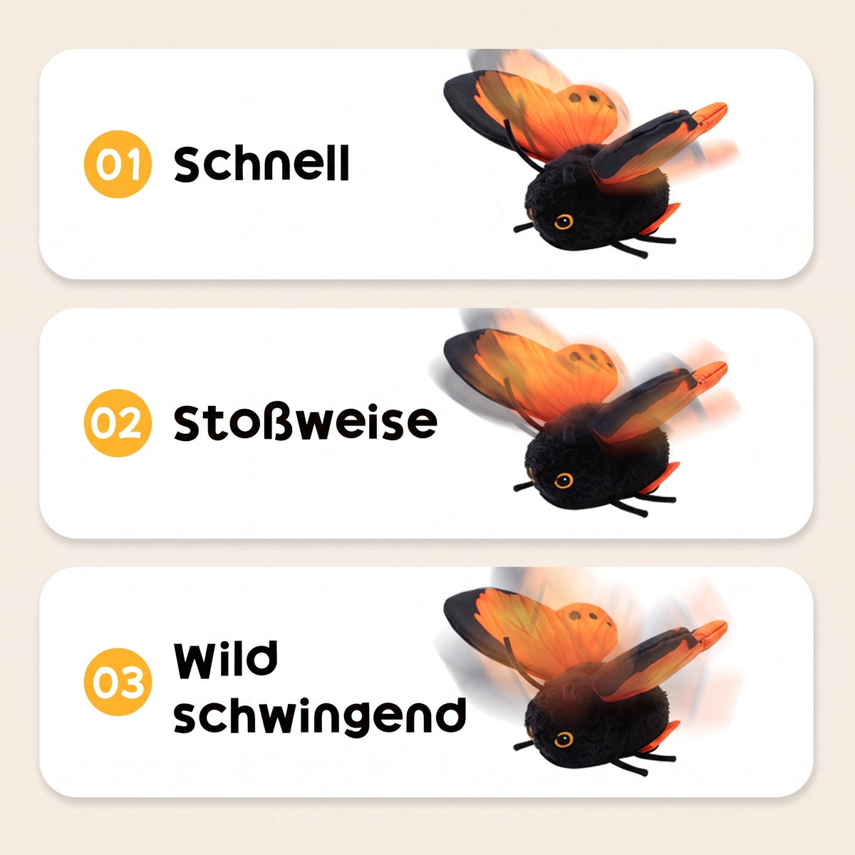 50% RABATT NUR HEUTE | WhiskFly™ - Interaktives fliegendes Katzenspielzeug