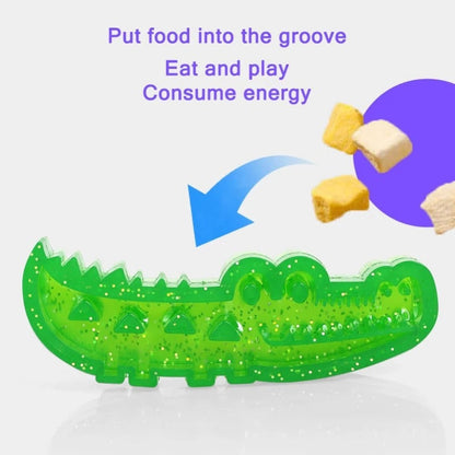 SnackSaver™ | Interaktives Krokodil-Hundespielzeug