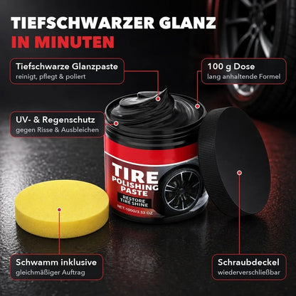 TireGloss™ | Reifenpflege mit Glanzeffekt 🚗 – Verleihe deinen Reifen wieder ein tiefschwarzes, gepflegtes Aussehen!