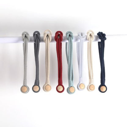 Magnetische Vorhang-Raffhalter aus Seil