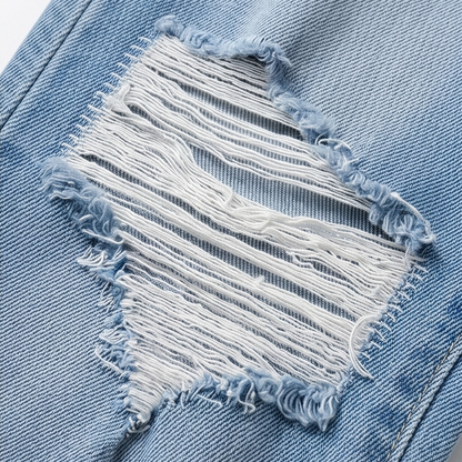 Denara™ | High-Waist-Schlagjeans mit modischen Rissen – Figurbetonender Vintage-Look