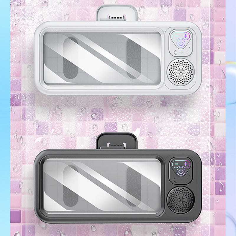 ShowerSound™ | Wasserdichte Handyhalterung mit Bluetooth-Lautsprecher