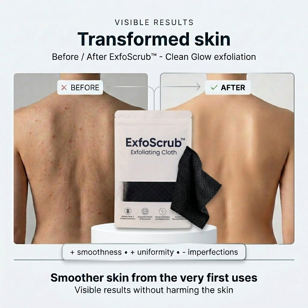 2+1 GRATIS | ExfoScrub™ | Exfolierender Bambusfaser-Reinigungshandschuh