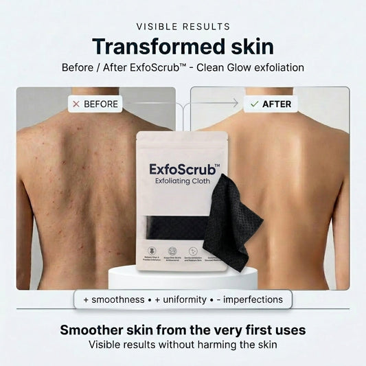 2+1 GRATIS | ExfoScrub™ | Exfolierender Bambusfaser-Reinigungshandschuh