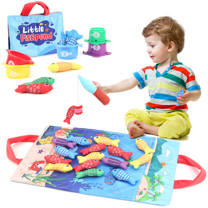 MiniCatch™ | Montessori Fischteichspielzeug | Lernspaß für kleine Hände