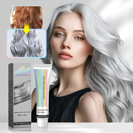 SilverAllure™ - Silver Essence Haarfärbemittel - Kühnes, natürliches Glänzen | 1+1 GRATIS