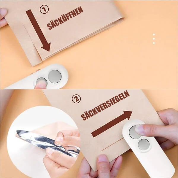 ZipKeeper™ | Mini-Beutel-Versiegler, tragbares 2-in-1-Werkzeug [Letzter Tag Rabatt]
