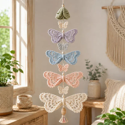 Nur noch heute 50 % Rabatt | Hummingbird Haven™ – Liebevoll handgehäkelte Blumengirlande mit Kolibris für ein gemütliches Zuhause!