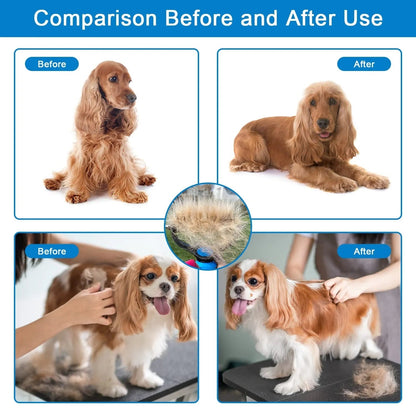 FurEase™ – Entfilzende Fellbürste für Hunde & Katzen | Entfernt Knoten, lose Haare & Verfilzungen sanft
