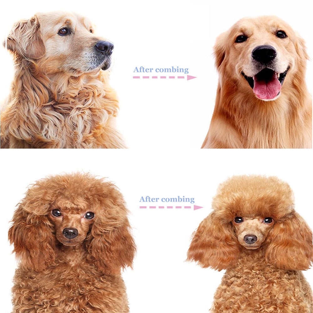 FurEase™ – Entfilzende Fellbürste für Hunde & Katzen | Entfernt Knoten, lose Haare & Verfilzungen sanft