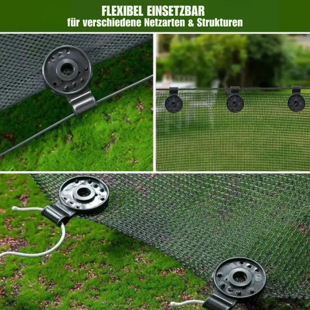 Garten-Netzclips – Wiederverwendbare Pflanzenstützclips