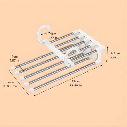 FlexiRack – Mehrstufiger Kleiderbügel-Organizer