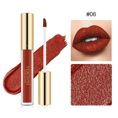 LustraLips – Lipglanz mit Diamantglanz und flüssigem Lippenstift-Finish