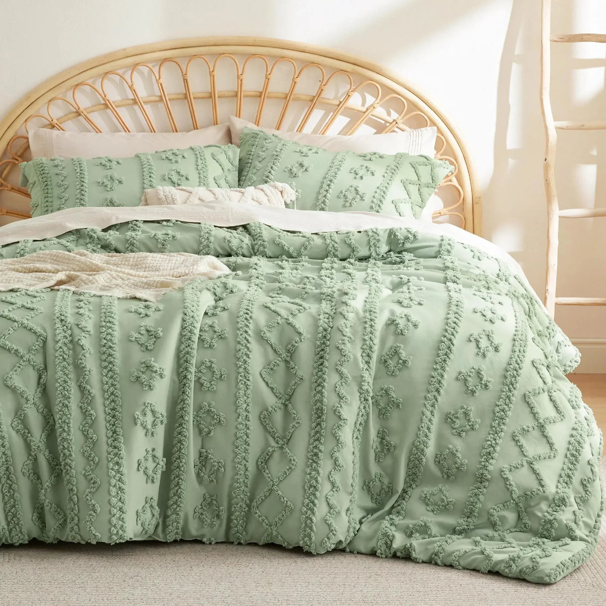 CozyNest™ | Weiches Boho-Bettdecken-Set mit Kissenbezügen | Letzter Tag Rabatt!