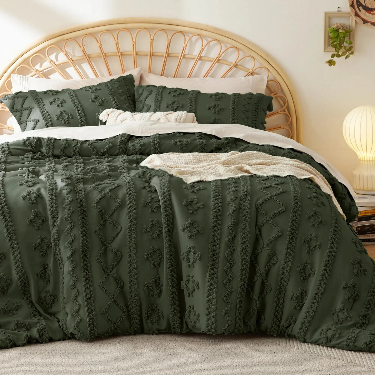 CozyNest™ | Weiches Boho-Bettdecken-Set mit Kissenbezügen | Letzter Tag Rabatt!