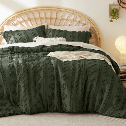 CozyNest™ | Weiches Boho-Bettdecken-Set mit Kissenbezügen | Letzter Tag Rabatt!