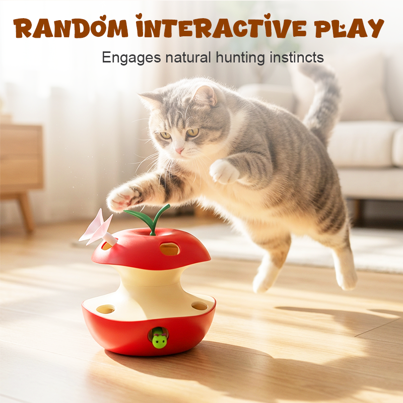 PounceCraze™ | Katzenspielzeug – Interaktiv, Sensor gesteuert & USB