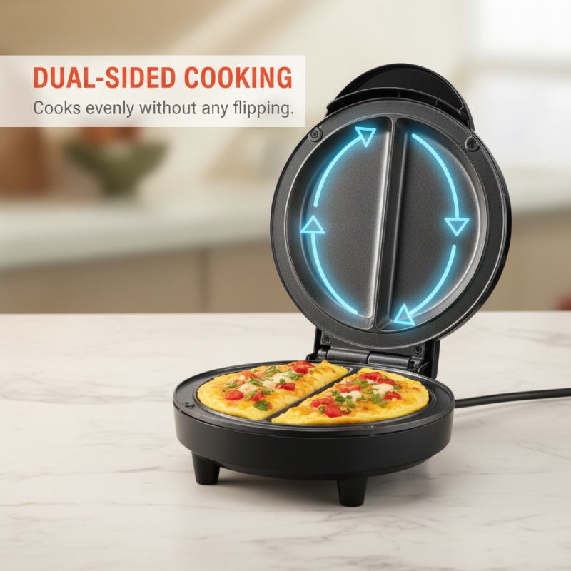 DualCook™ | Beidseitiger Frühstücksmacher – Mühelose Morgen garantiert