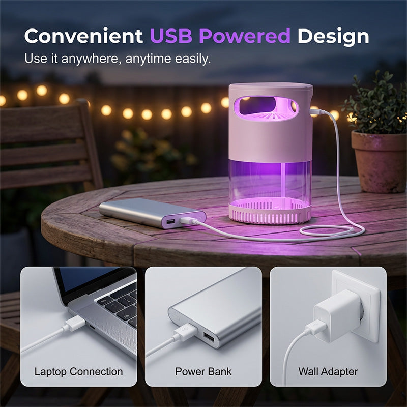 SilentGuard™ | USB-Mückenfalle mit UV-Licht