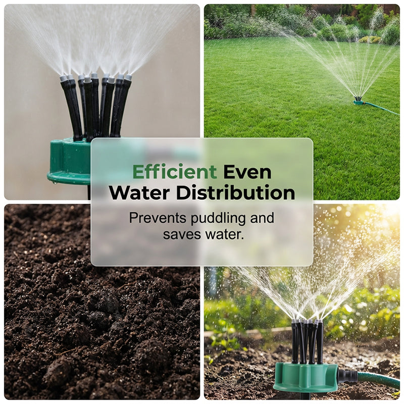 FlexRain™ | Flexibler Garten-Sprinkler mit individuell einstellbaren Sprüharmen