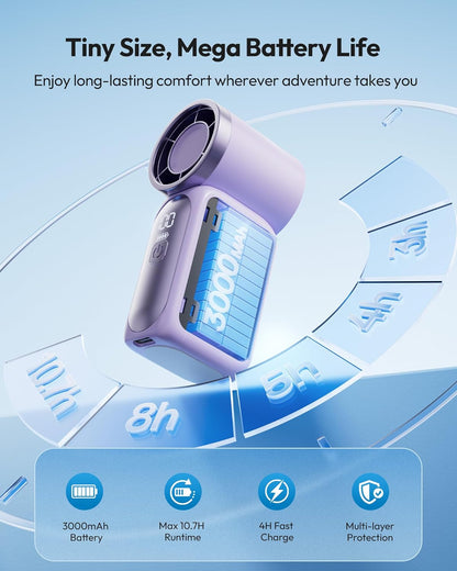 VentoPulse™ | Tragbarer Turbo-Handventilator