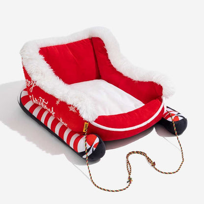 PawSleigh™ |  Das saisonale Hundebett für gemütliche Winterträume
