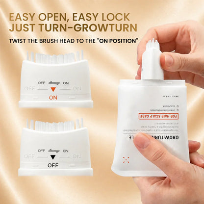 Growturn™ Hair Growth Serum Brush — Stop Thinning, Start Growing