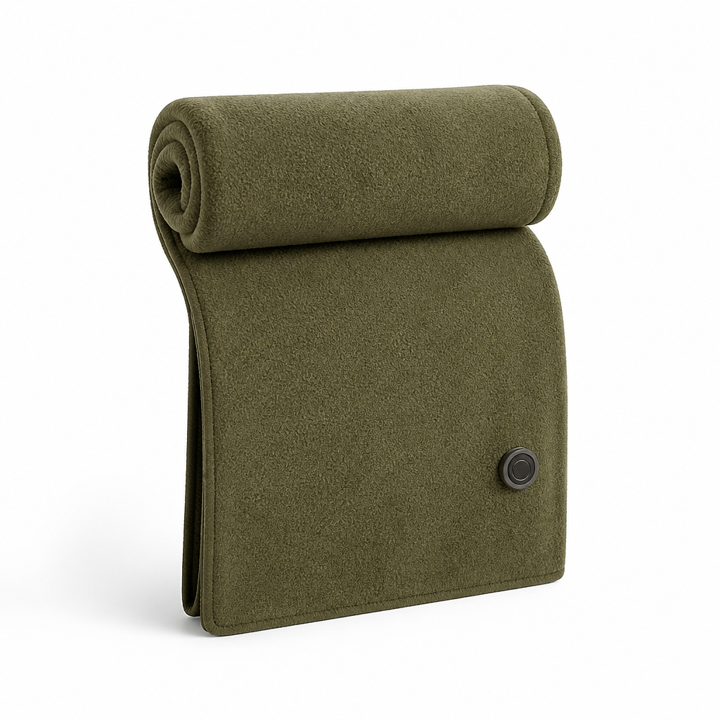 WarmWrap™ | Beheizbare Schulterdecke mit 8 Heizzonen und USB-C-Anschluss