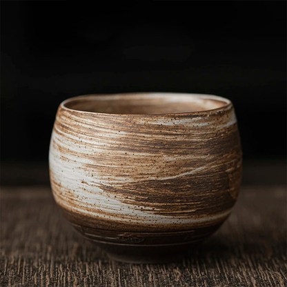 RusticBrew – Set handgefertigter Espresso-Tassen aus Keramik