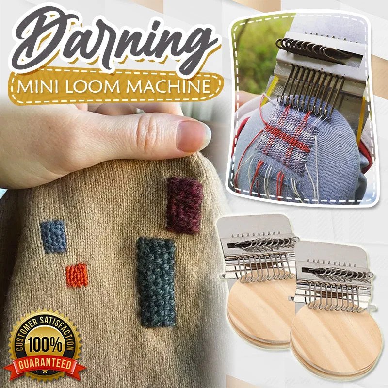 DarnMaster – Mini‑Webgerät zur Kleidungsreparatur & zum Stopfen
