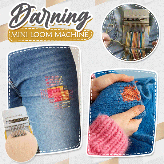 DarnMaster – Mini‑Webgerät zur Kleidungsreparatur & zum Stopfen