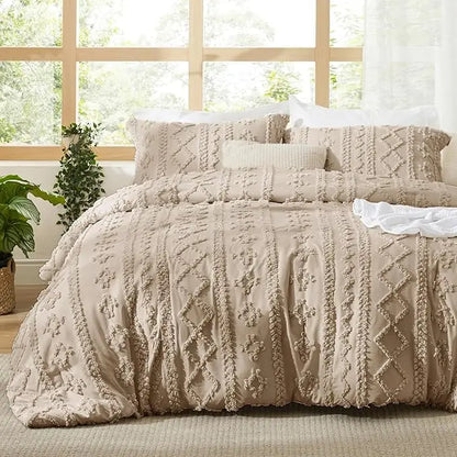 CozyNest™ | Weiches Boho-Bettdecken-Set mit Kissenbezügen | Letzter Tag Rabatt!