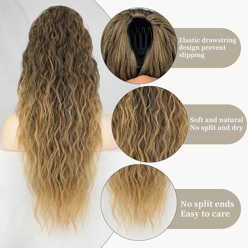 Veloura Ponytail™ - Sofort volleres, natürlich aussehendes Haar in Sekunden