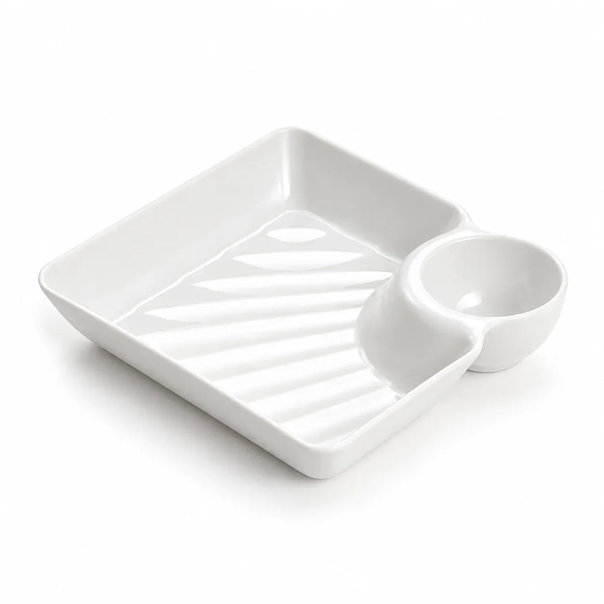SnackKeeper™ | Snackteller mit integriertem Soßenfach