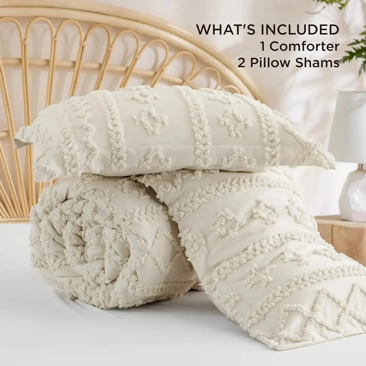 CozyNest™ | Weiches Boho-Bettdecken-Set mit Kissenbezügen | Letzter Tag Rabatt!