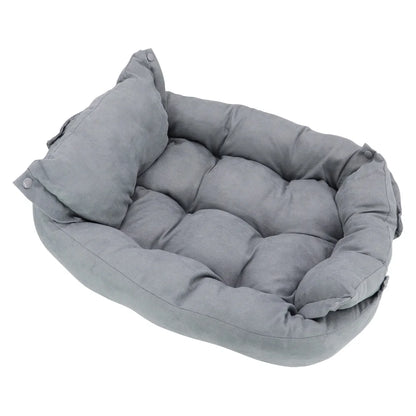 CozyNest™ | 3-in-1 Haustierbett – Sofa, Matte oder Schlafhöhle in einem