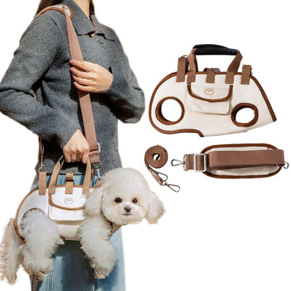 PawCarry™ | Hundetrage – Schultergurt, atmungsaktiv & sicher