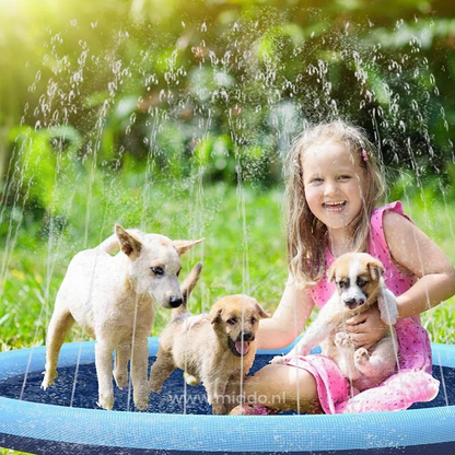 SplashZone™ | Wasserspielmatte – Garten Splash Pad für Kinder & Haustiere