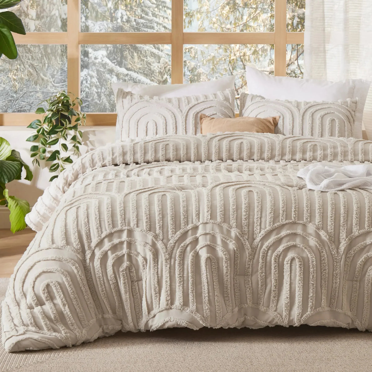 CozyNest™ | Weiches Boho-Bettdecken-Set mit Kissenbezügen | Letzter Tag Rabatt!
