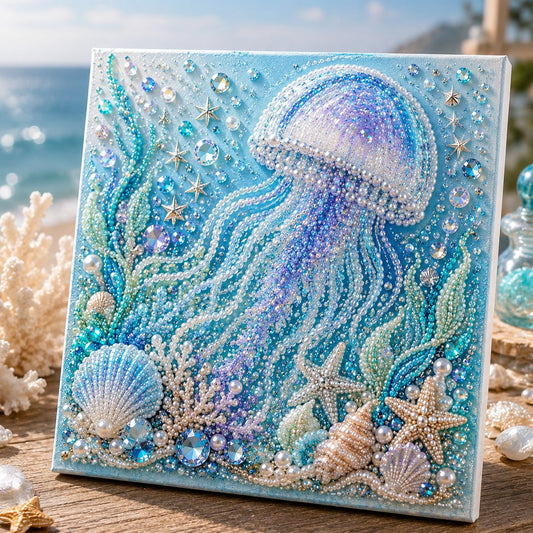 Nur heute 50 % Rabatt – 🌊 Ocean Pearl Art DIY-Set für entspannte Kreativmomente & traumhafte Küstenkunst