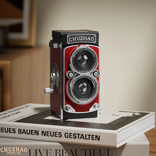 LuminaVue – TLR 2.0 Digitalkamera im Vintage-Stil mit zwei Objektiven