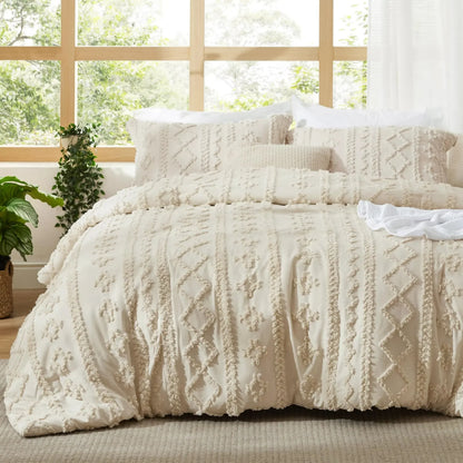 CozyNest™ | Weiches Boho-Bettdecken-Set mit Kissenbezügen | Letzter Tag Rabatt!