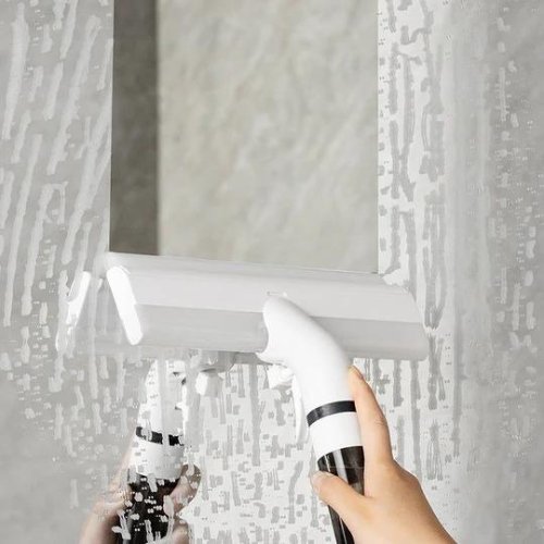 VisoVibe — Fenster-Sprühreiniger mit integriertem Abzieher