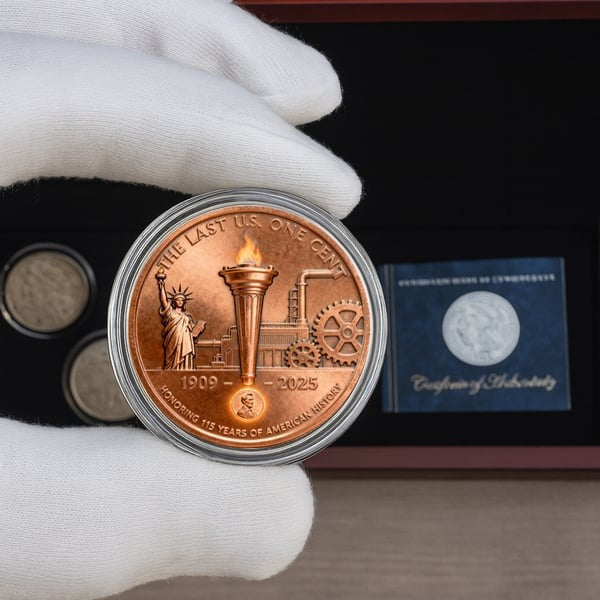 Lincoln Letzter Penny – 11/12 Prägestätte Philadelphia, Sammlermünze in limitierter Auflage