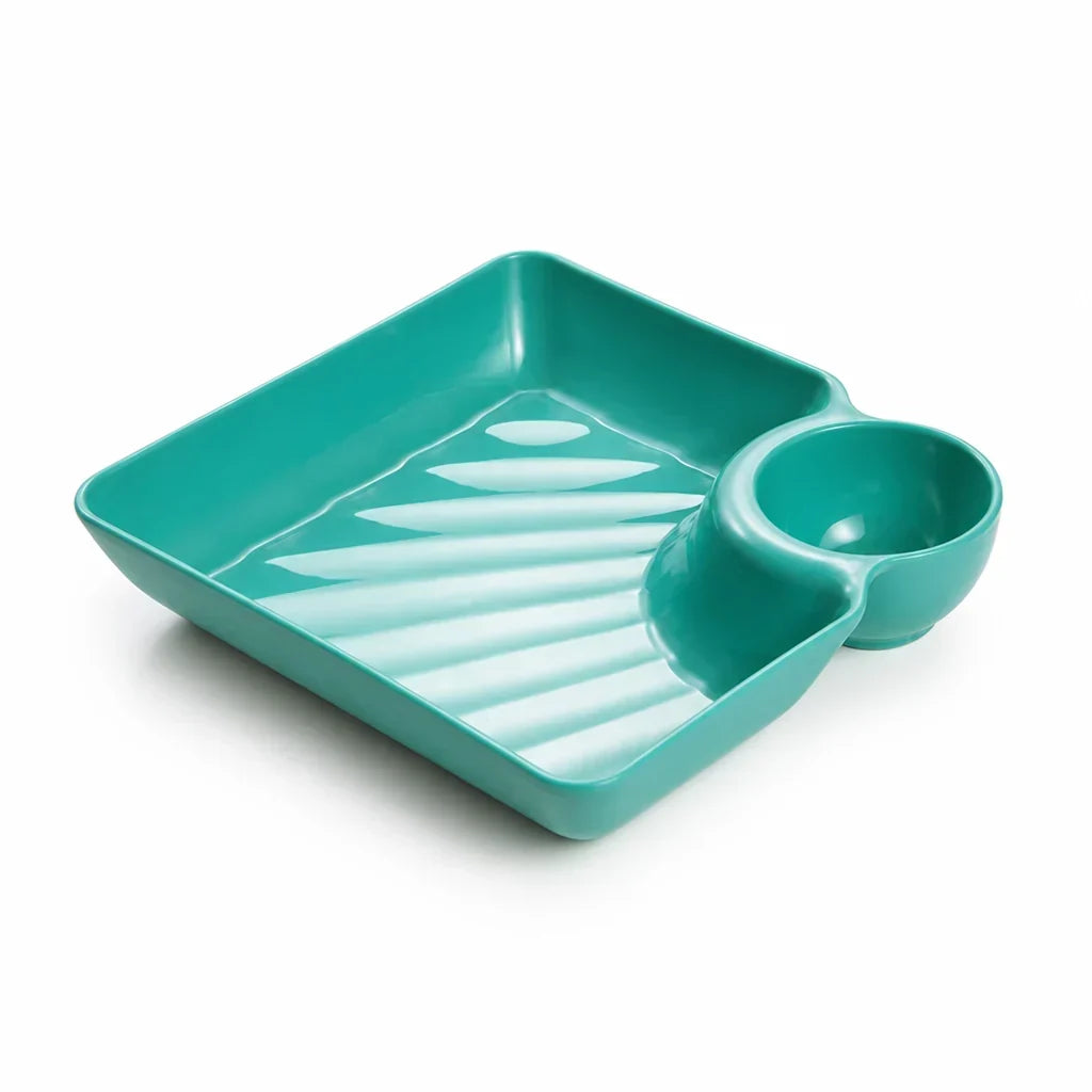 SnackKeeper™ | Snackteller mit integriertem Soßenfach