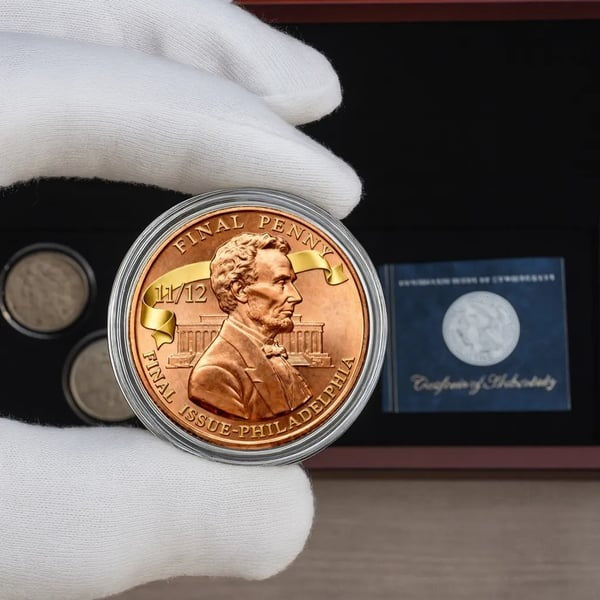 Lincoln Letzter Penny – 11/12 Prägestätte Philadelphia, Sammlermünze in limitierter Auflage